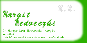 margit medveczki business card